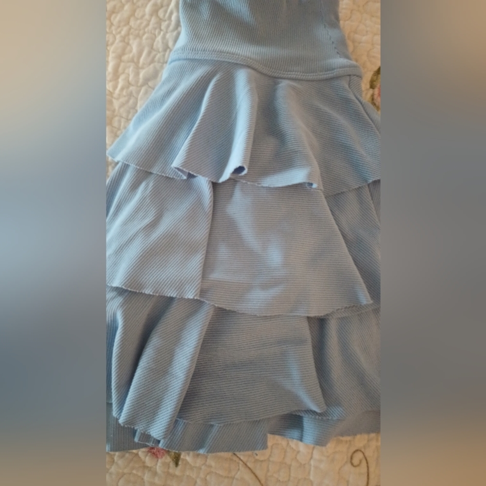 Arizona Jean Company Light Blue Tiered Skirt